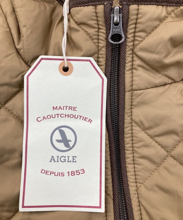 AIGLE (エーグル) キルティングジャケット ベージュ サイズ:S 未使用品