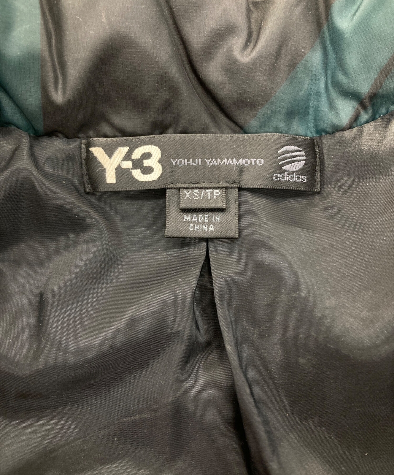 Y-3 (ワイスリー) 中綿ジャケット グリーン サイズ:XS