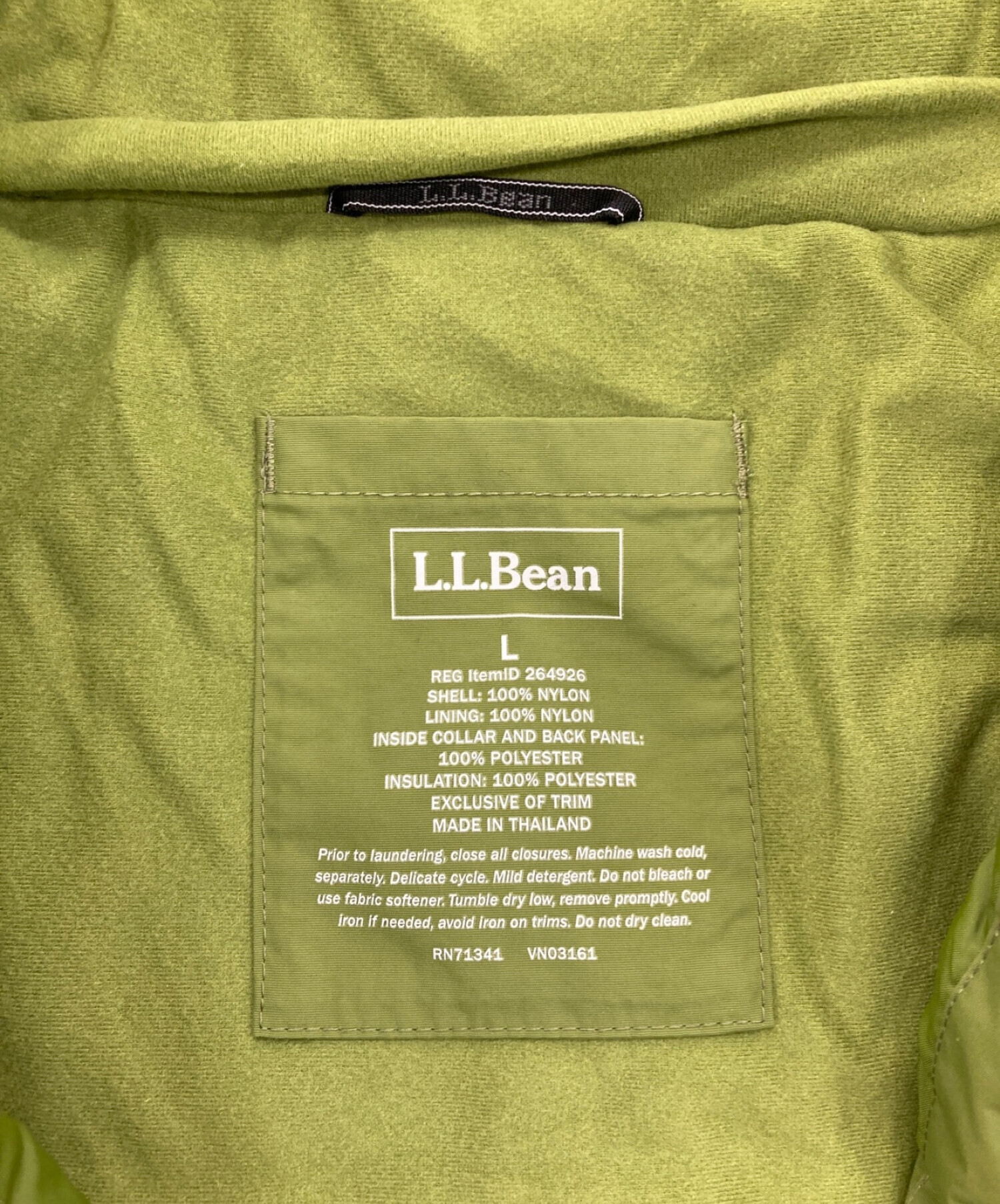 えんじ色L.L.Bean exclusive of trim マウンテンパーカー - マウンテン