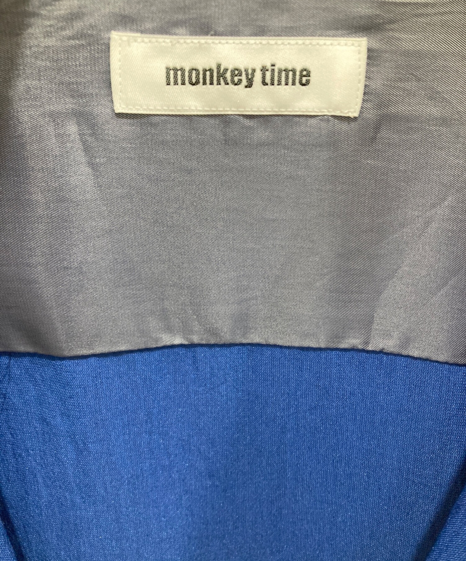 MONKEY TIME (モンキータイム) renu TRO SHIRT JACKET ブルー サイズ:XL