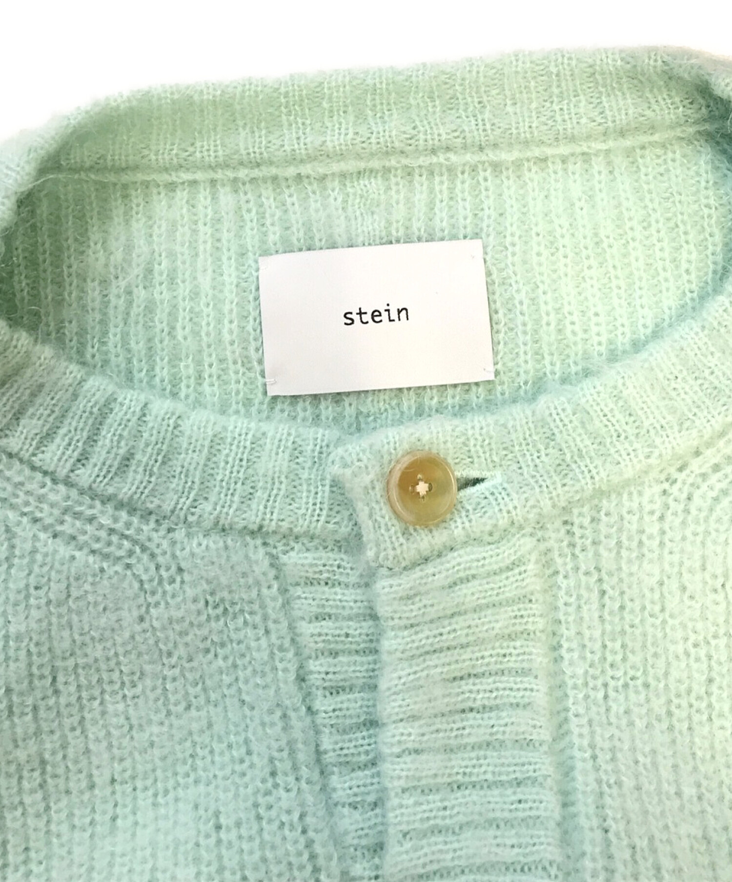 stein22AW kid mohair cardigan ミント - relais-de-brametourte.com