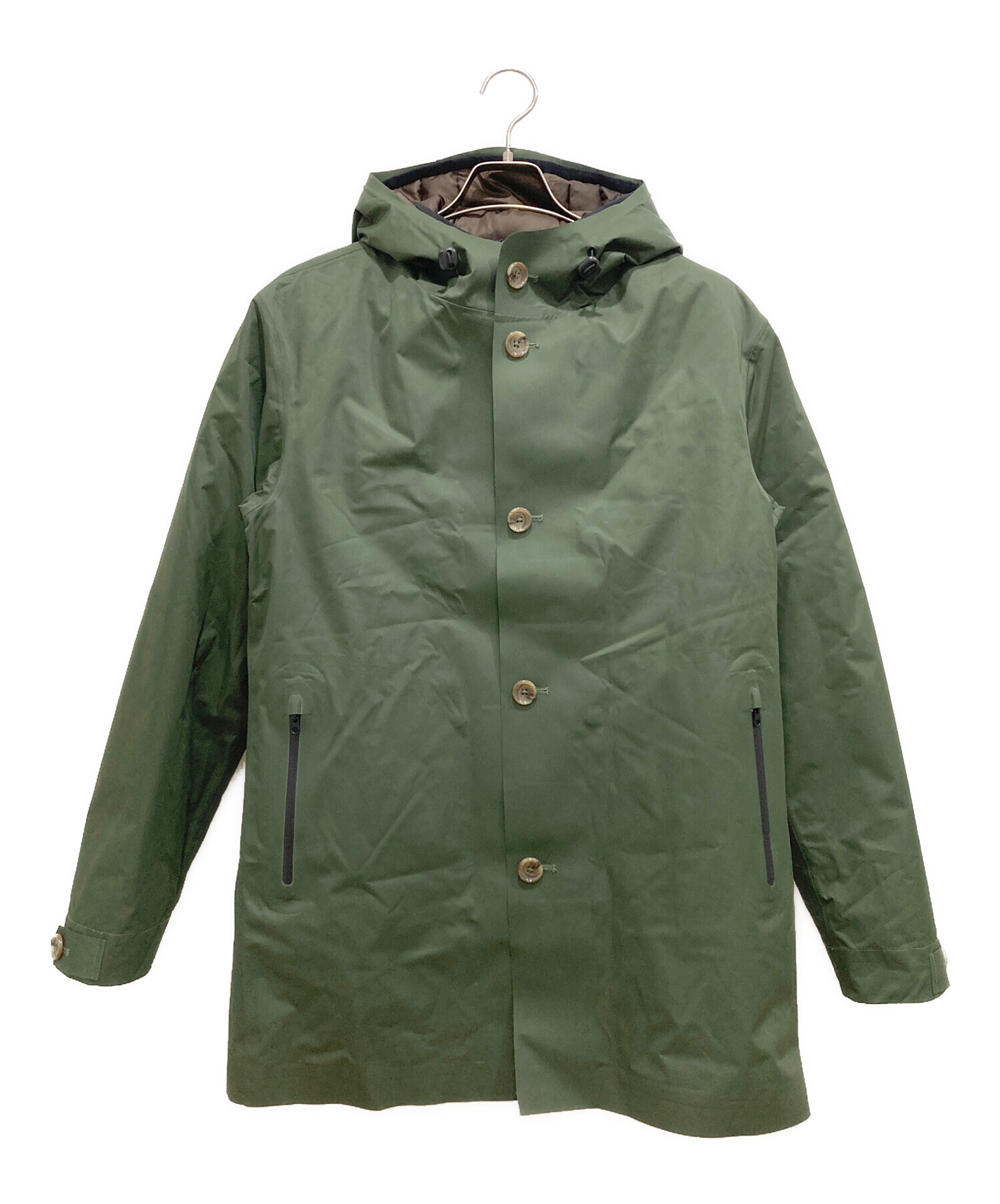 中古・古着通販】The Duffer of ST.George (ザ ダファーオブセントジョージ) LASER CUT 3WAY COAT グリーン  サイズ:L｜ブランド・古着通販 トレファク公式【TREFAC FASHION】スマホサイト