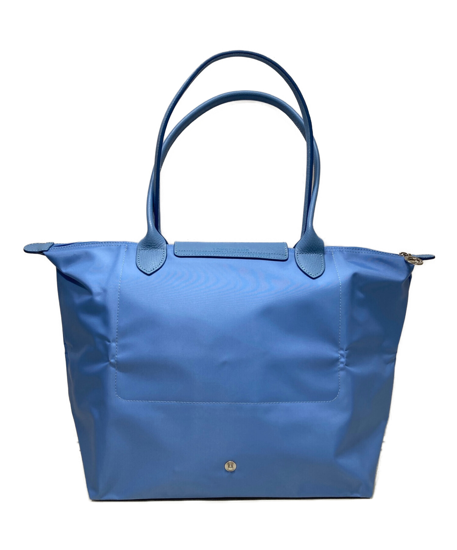 中古・古着通販】LONGCHAMP (ロンシャン) トートバッグ「L」 ブルー 未