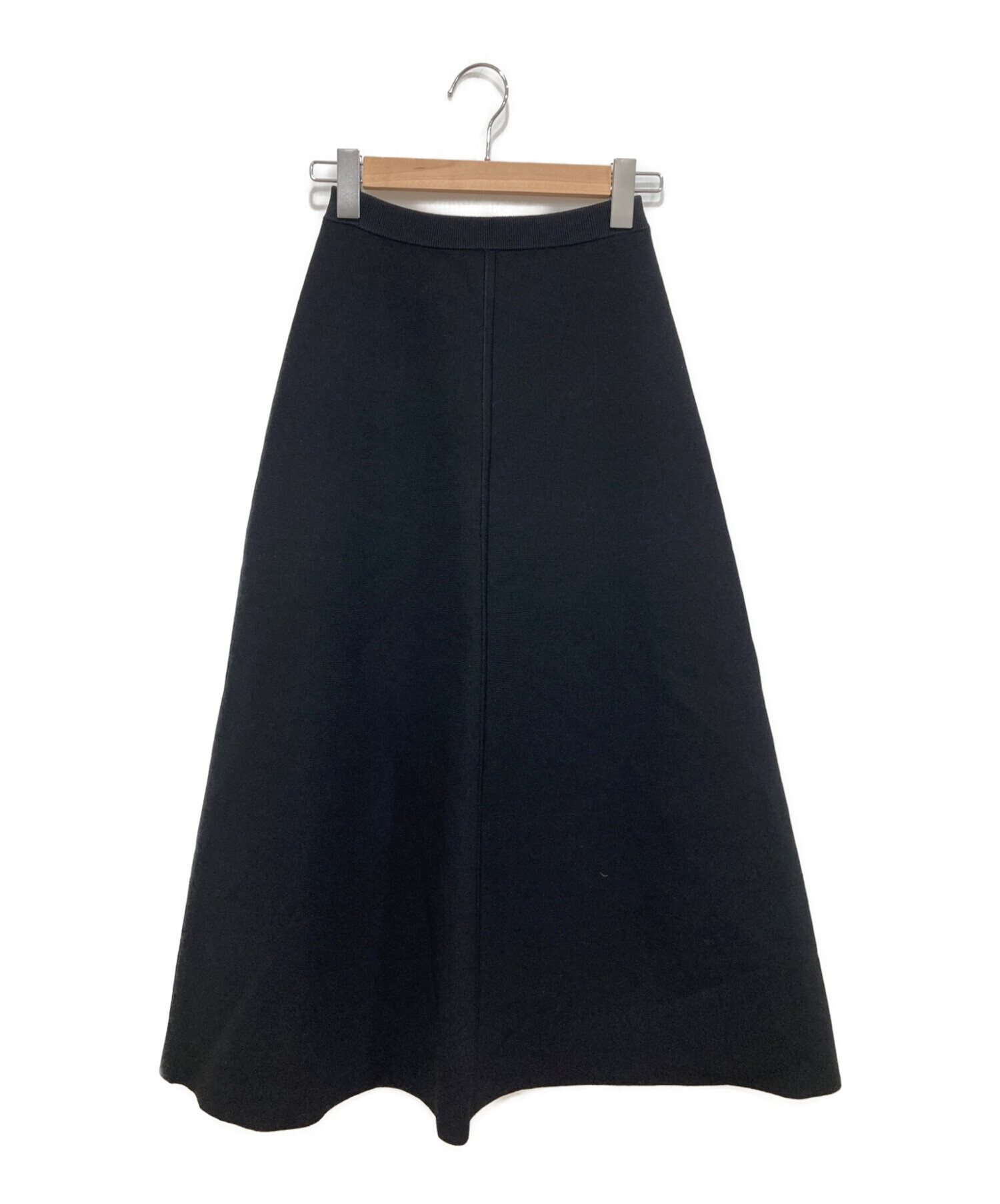 L'Appartement (アパルトモン) Knit Flare Skirt ブラック サイズ:34