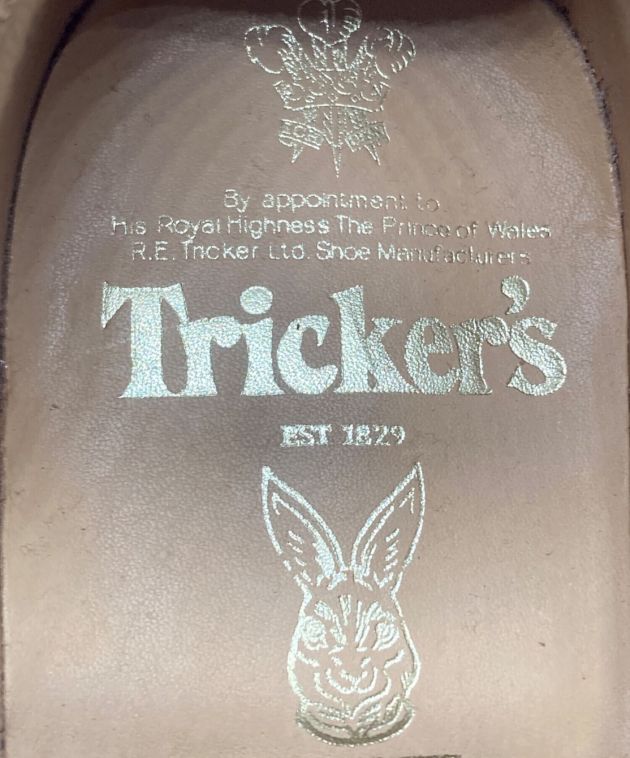 Tricker's (トリッカーズ) PEARLY GATES (パーリーゲイツ) 別注カントリーシューズ ブラウン サイズ:UK 8 1/2 未使用品