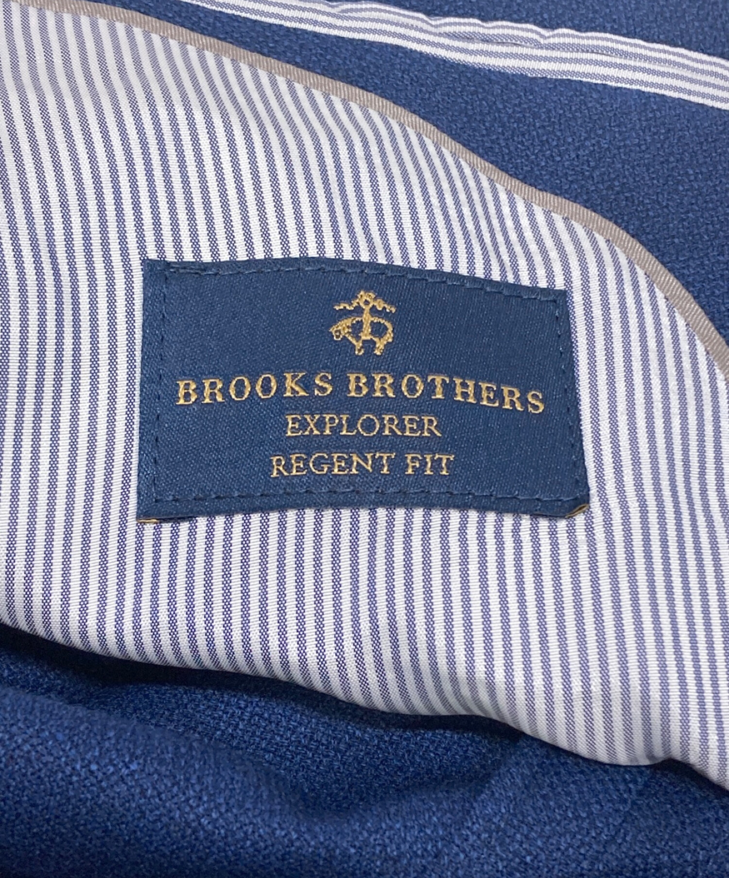 BROOKS BROTHERS (ブルックスブラザーズ) メタル釦テーラードジャケット ブルー サイズ:38S