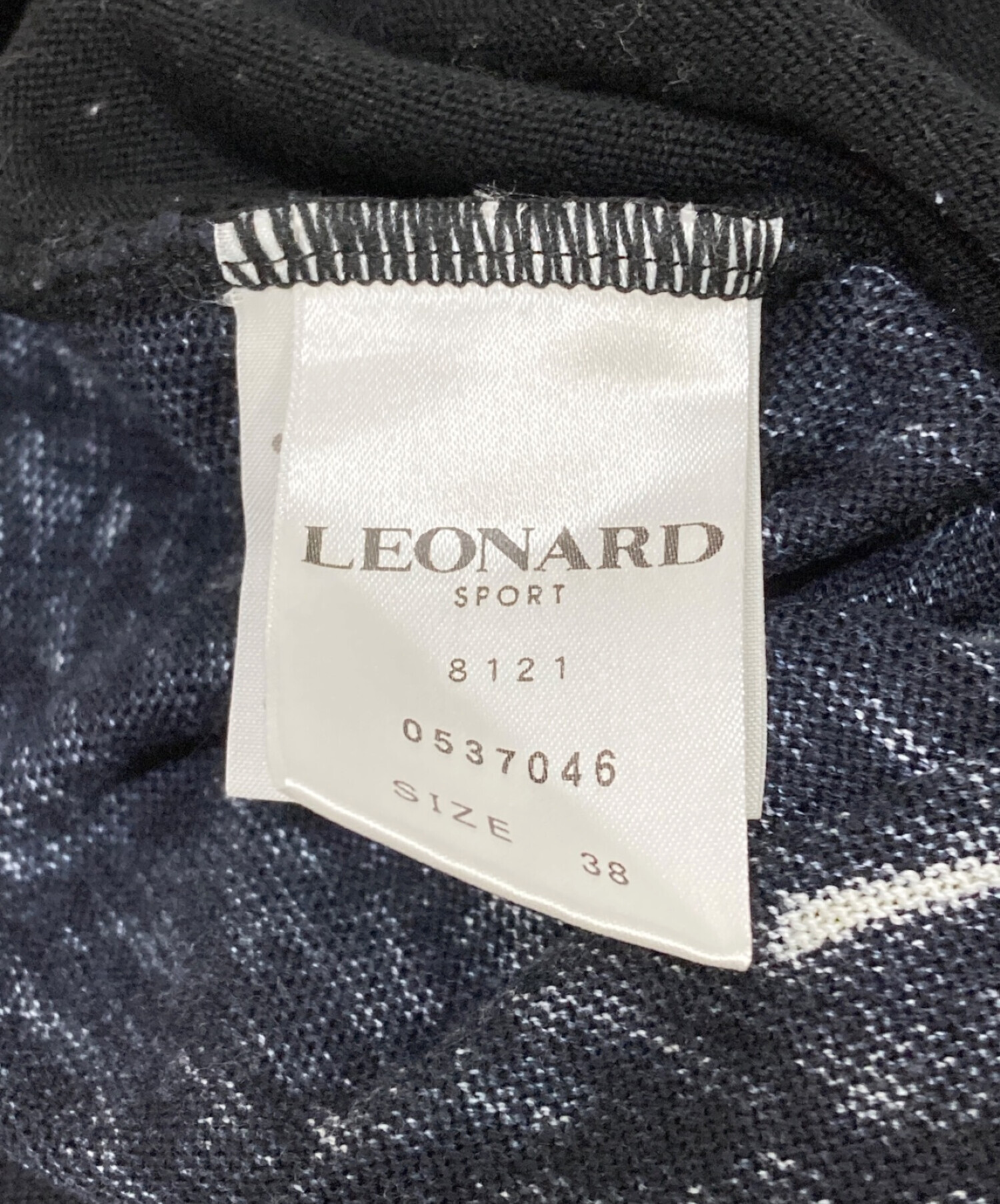 中古・古着通販】LEONARD SPORT (レオナール スポーツ) 総柄半袖ニット