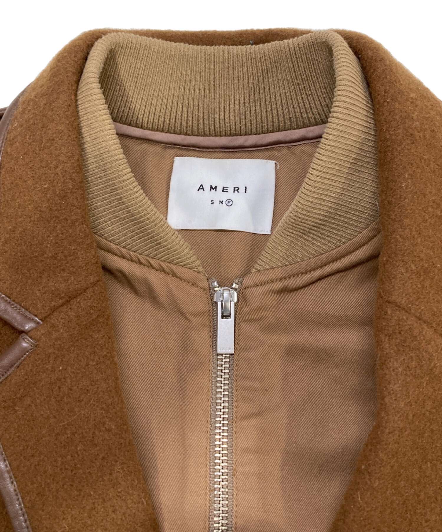 中古・古着通販】AMERI (アメリ) MA-1 DOCKING COAT ベージュ サイズ:Free｜ブランド・古着通販  トレファク公式【TREFAC FASHION】スマホサイト