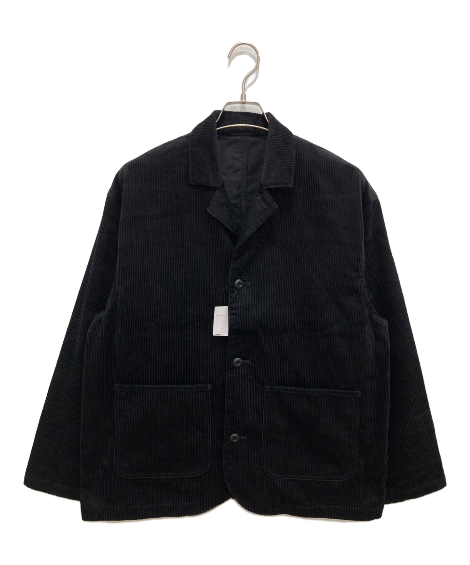 中古・古着通販】uniform experiment (ユニフォームエクスペリメント) CORDUROY WORK JACKET ブラック サイズ:2  未使用品｜ブランド・古着通販 トレファク公式【TREFAC FASHION】スマホサイト