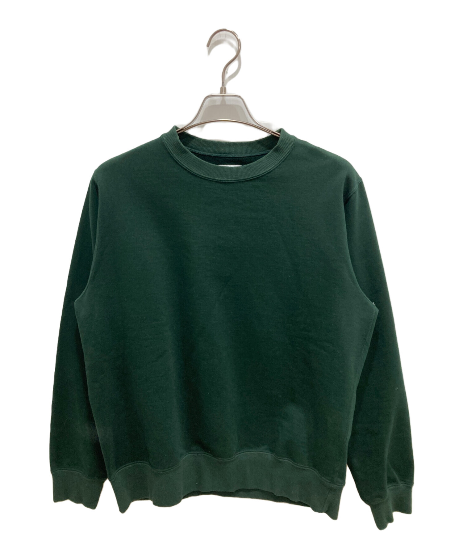 中古・古着通販】uniform experiment (ユニフォームエクスペリメント) SLEEVE PANELED CREWNECK SWEAT  グリーン サイズ:S｜ブランド・古着通販 トレファク公式【TREFAC FASHION】スマホサイト