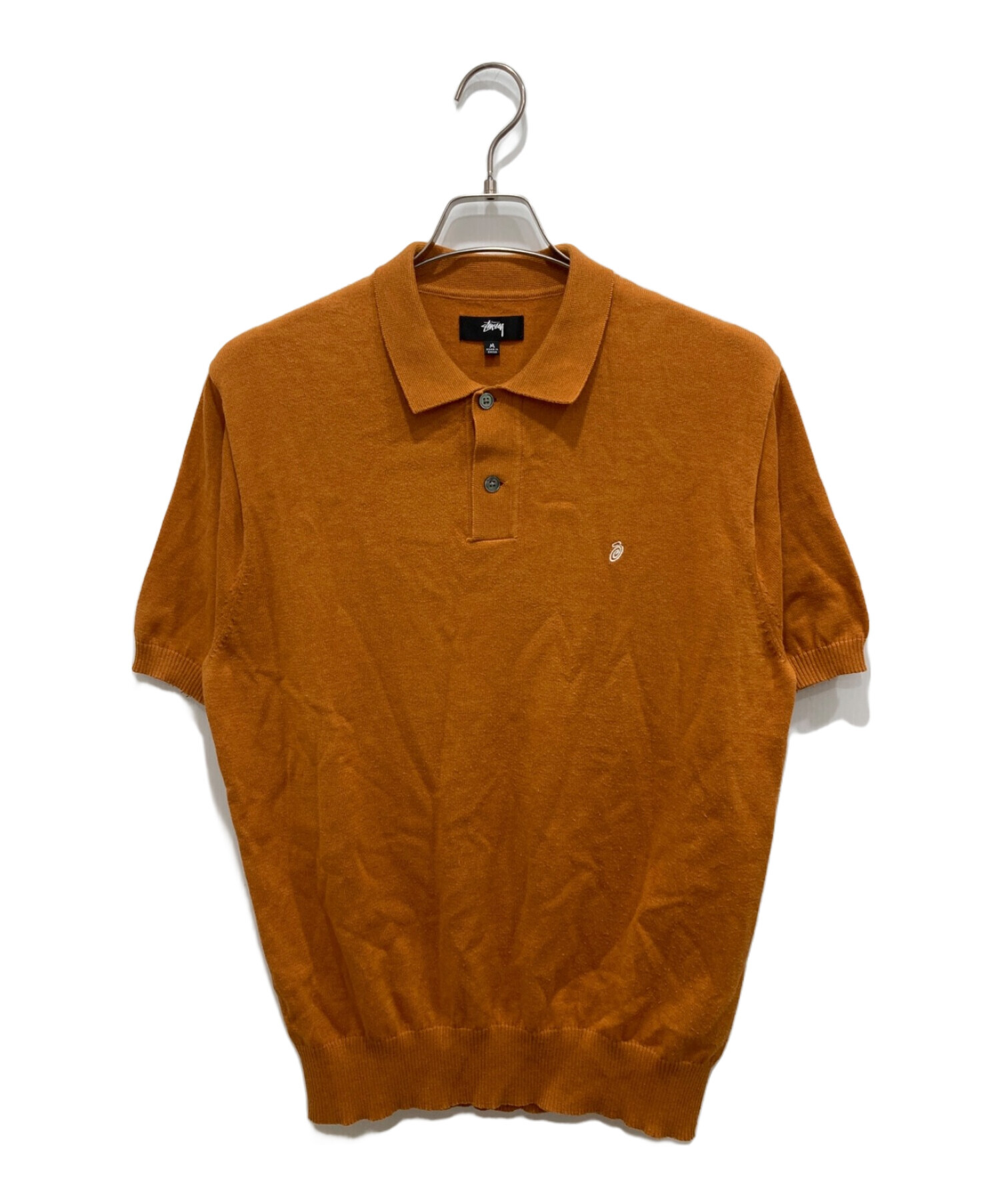 stussy (ステューシー) CLASSIC SS KNIT POLO ブラウン サイズ:M