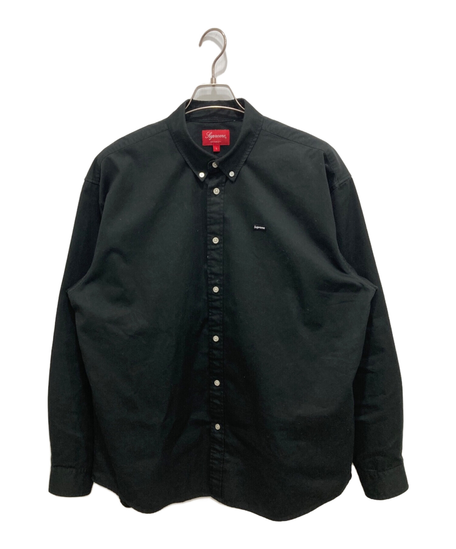 中古・古着通販】Supreme (シュプリーム) Small Box Twill Shirt ブラック サイズ:L｜ブランド・古着通販  トレファク公式【TREFAC FASHION】スマホサイト