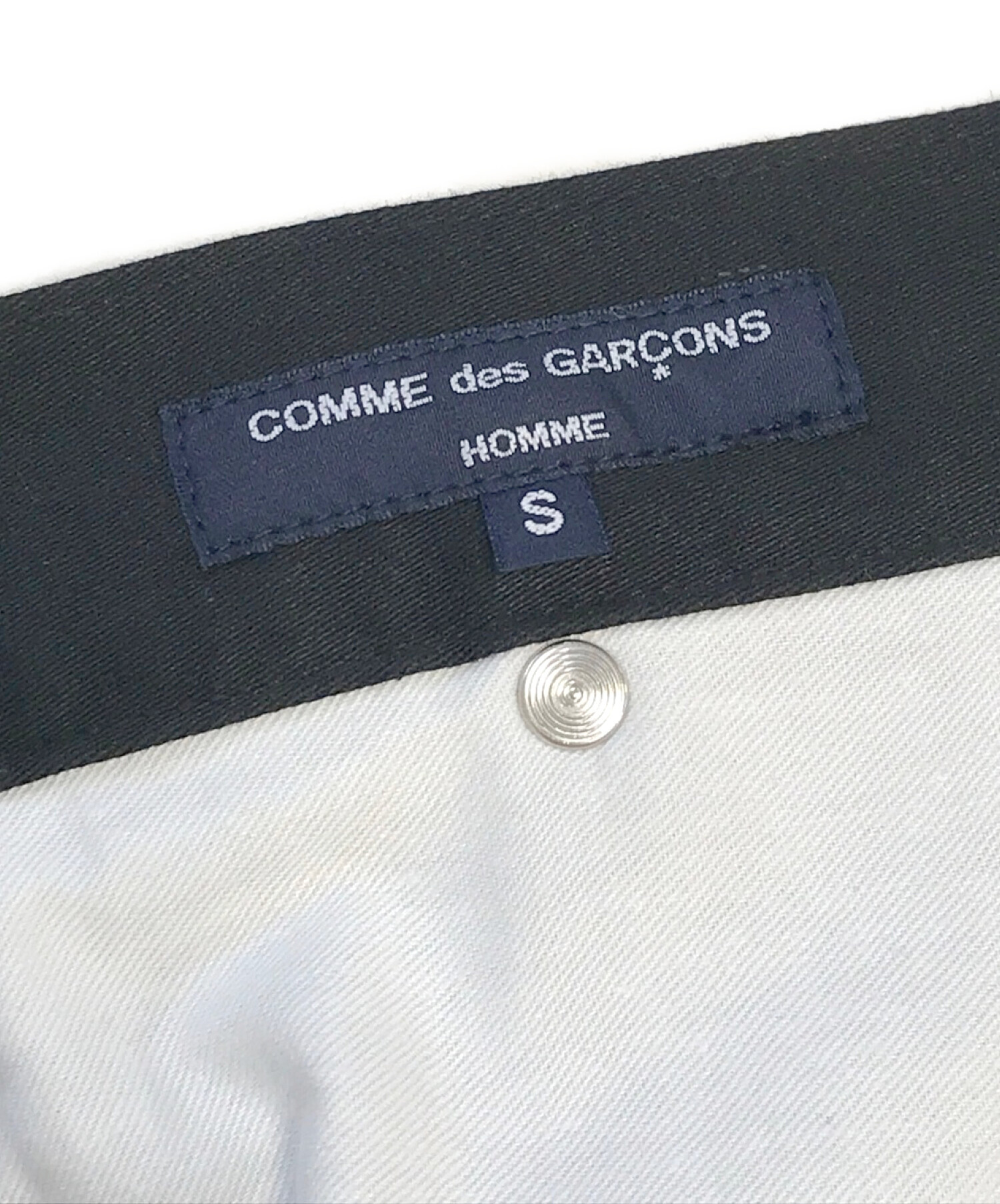 中古・古着通販】COMME des GARCONS HOMME (コムデギャルソン オム) パッチワーク1タックパンツ ブラック サイズ:S｜ブランド・古着通販  トレファク公式【TREFAC FASHION】スマホサイト