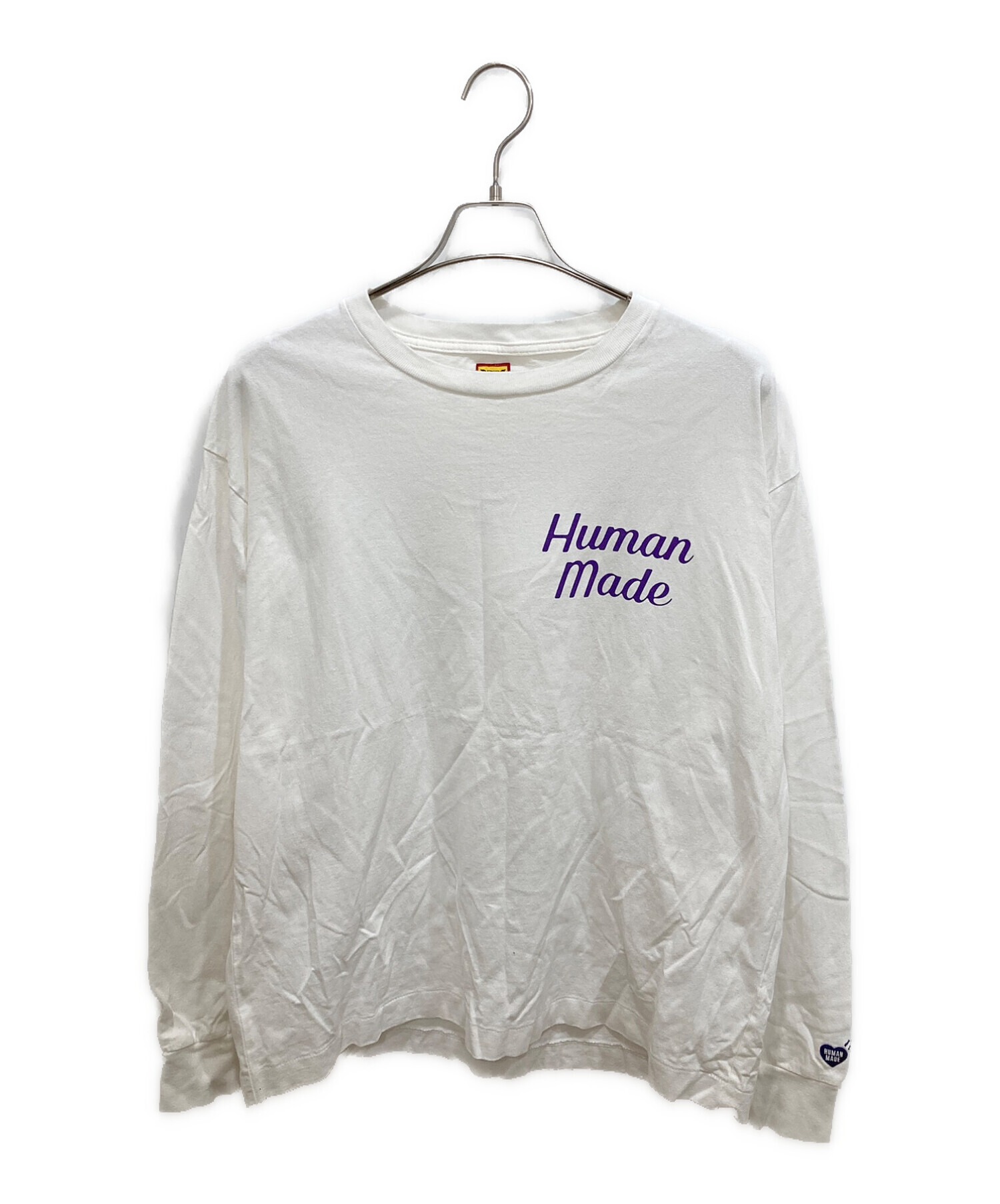 HUMAN MADE (ヒューマンメイド) FLAMINGO LONG SLEEVE T-SHIRT ホワイト サイズ:XL