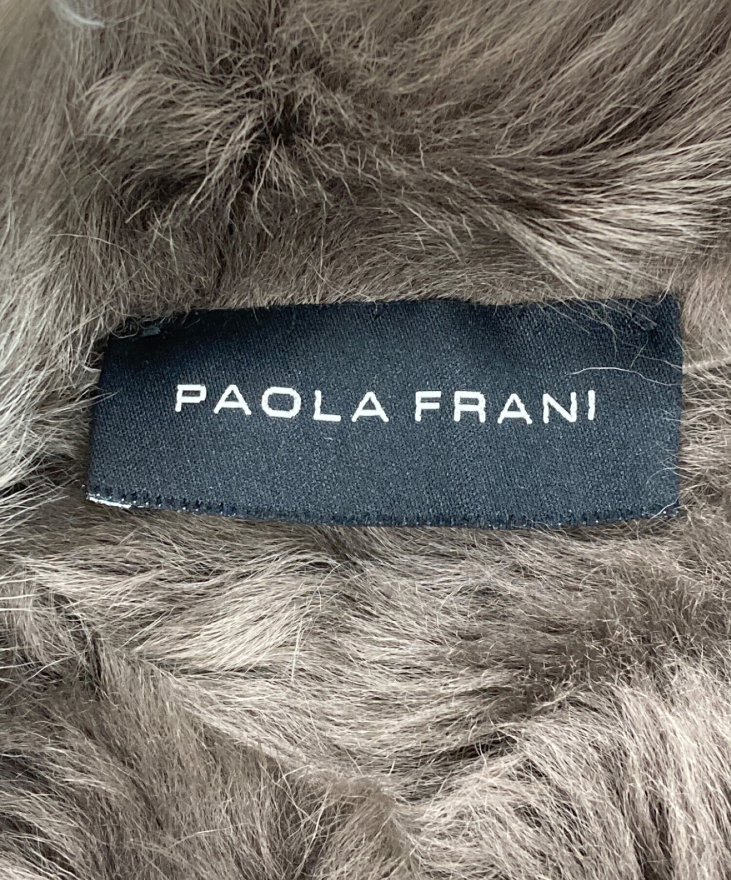 PAOLA FRANI (パオラフラーニ) ムートンジャケット グレー サイズ:42