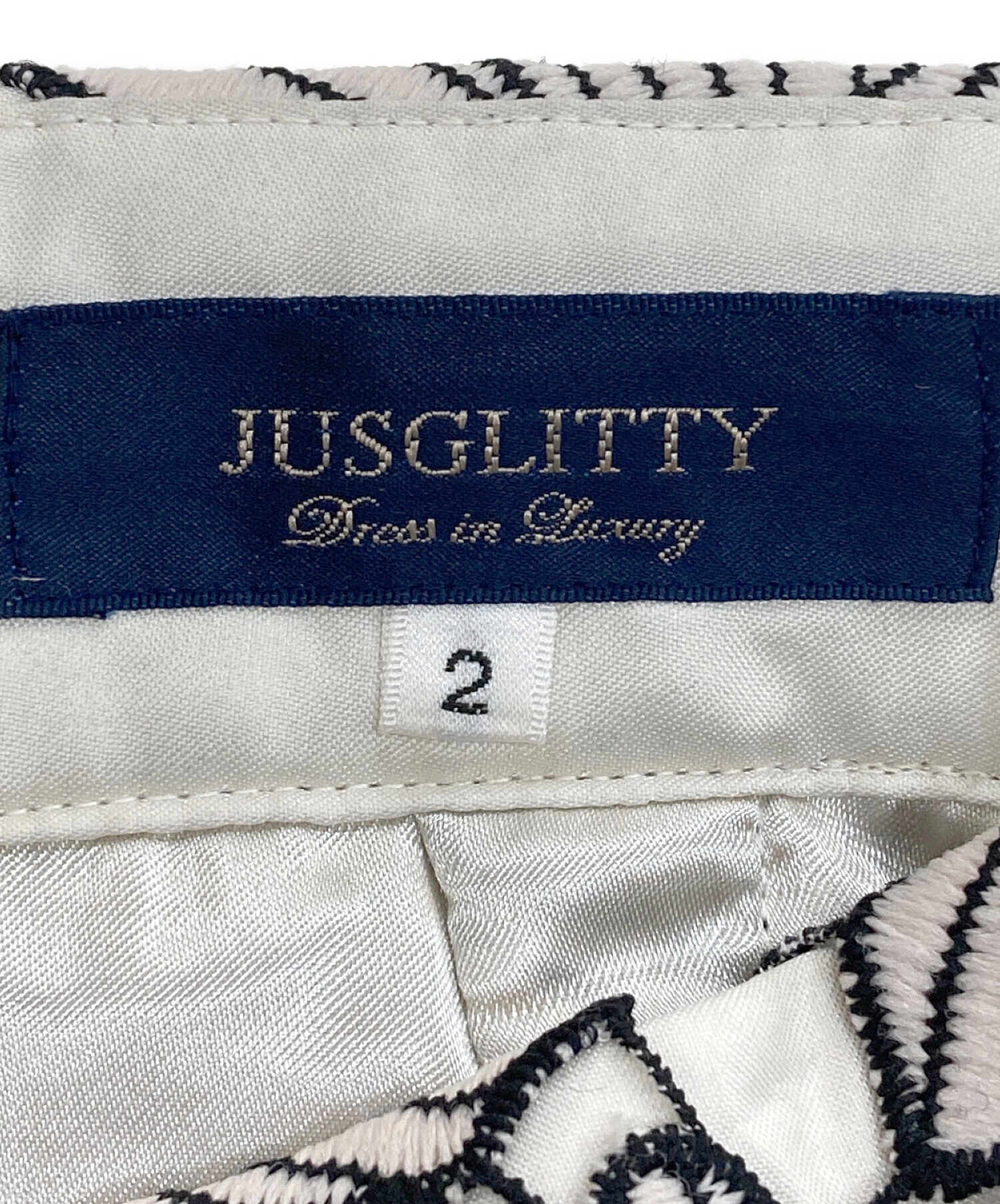 中古・古着通販】JUSGLITTY (ジャスグリッティー) 配色レースタイトスカート ベージュ サイズ:2｜ブランド・古着通販  トレファク公式【TREFAC FASHION】スマホサイト