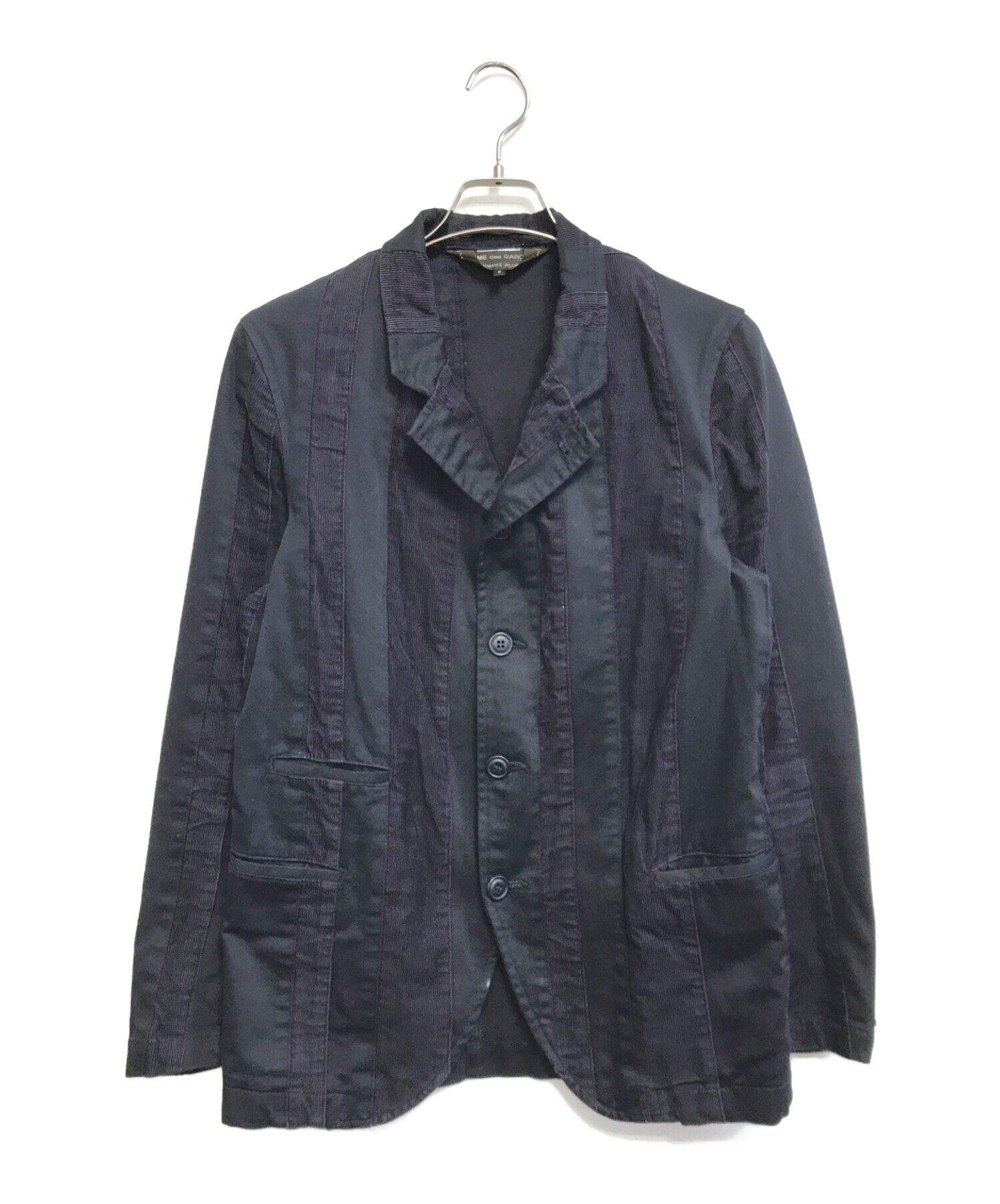 中古・古着通販】COMME des GARCONS HOMME PLUS (コムデギャルソンオムプリュス) コーデュロイジャケット ネイビー  サイズ:S｜ブランド・古着通販 トレファク公式【TREFAC FASHION】スマホサイト