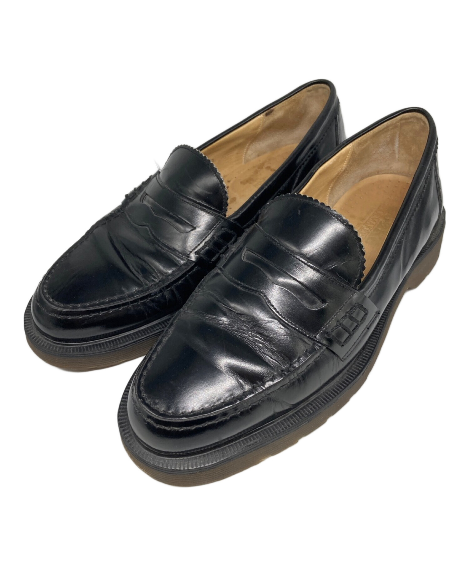 LOAKE (ローク) Dr.Martens (ドクターマーチン) コインローファー ブラック サイズ:UK8(27.5cm相当)