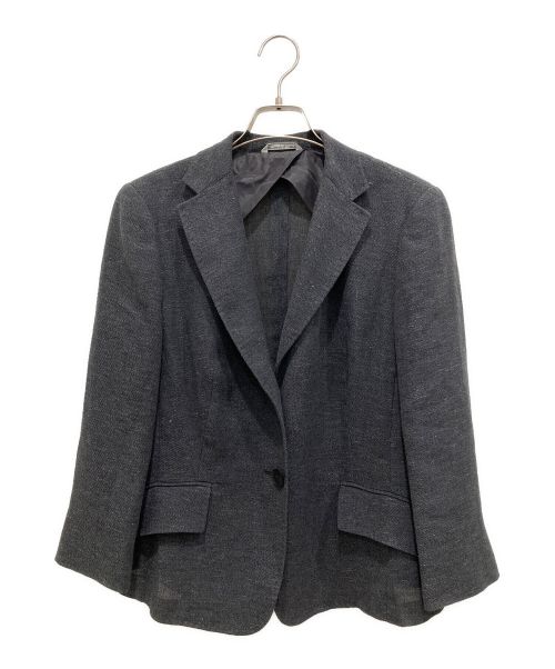 中古・古着通販】MaxMara (マックスマーラ) リネンテーラードジャケット グレー サイズ:46｜ブランド・古着通販 トレファク公式【TREFAC  FASHION】スマホサイト