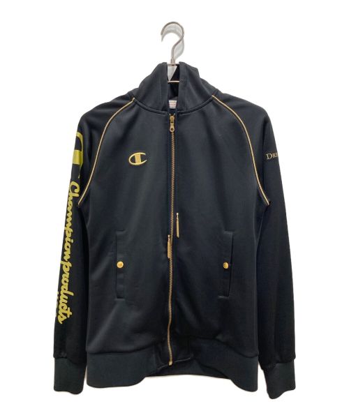 【中古・古着通販】Champion (チャンピオン) DRESS CAMP (ドレスキャンプ) フーデッドトラックジャケット ブラック サイズ:M｜ブランド・古着通販  トレファク公式【TREFAC FASHION】スマホサイト