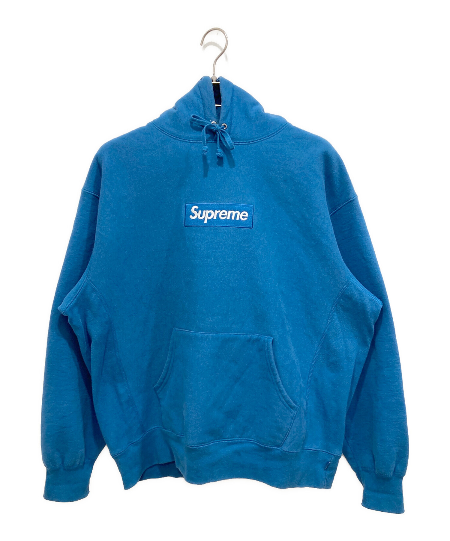 中古・古着通販】Supreme (シュプリーム) Box Logo Hooded Sweatshirt ブルー サイズ:L｜ブランド・古着通販  トレファク公式【TREFAC FASHION】スマホサイト