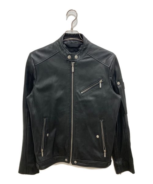 中古・古着通販】DIESEL (ディーゼル) シングルライダースジャケット ブラック サイズ:M｜ブランド・古着通販 トレファク公式【TREFAC  FASHION】スマホサイト