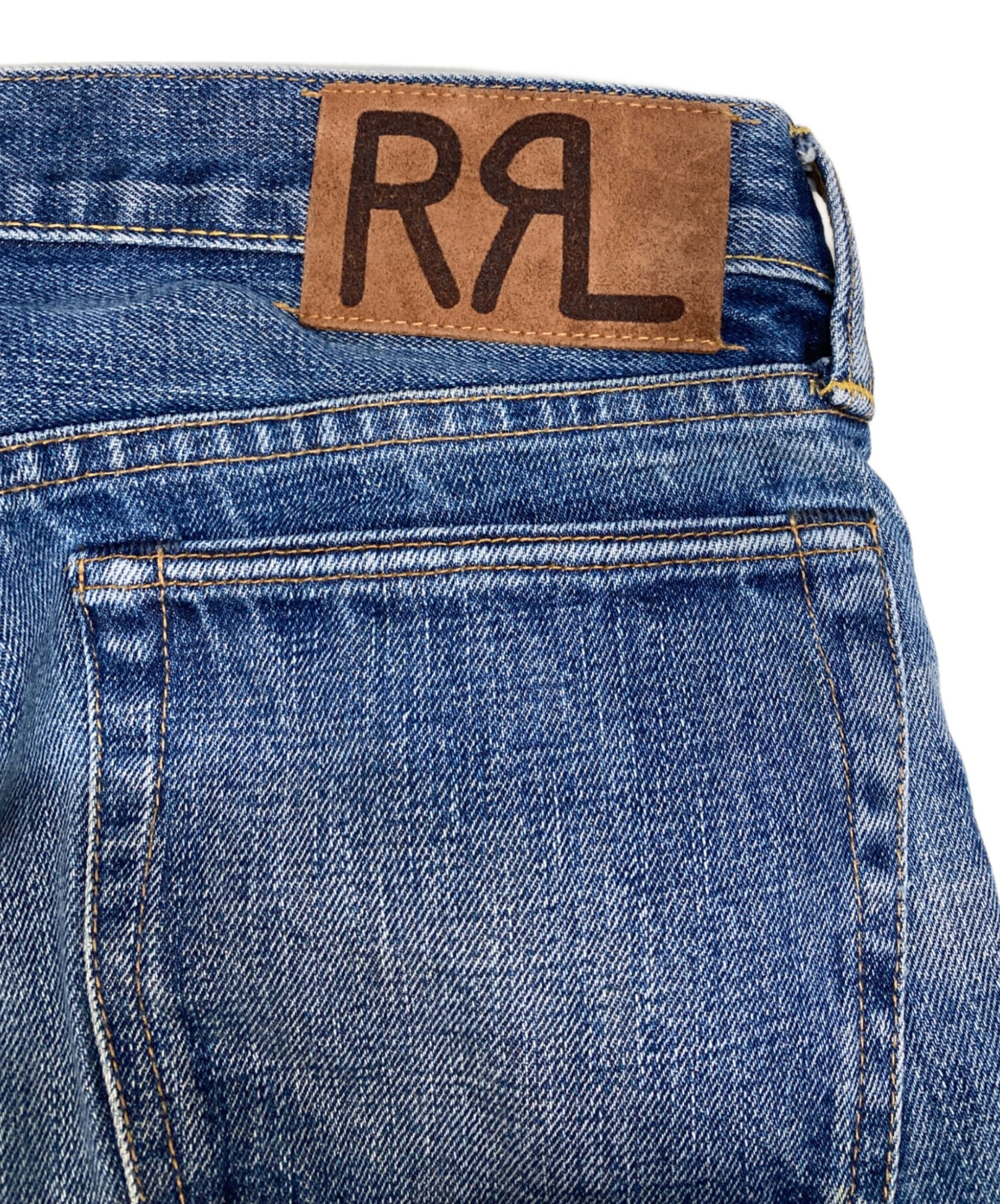 中古・古着通販】RRL (ダブルアールエル) USED加工スリムフィットデニムパンツ インディゴ サイズ:73.5cm (W29)｜ブランド・古着通販  トレファク公式【TREFAC FASHION】スマホサイト