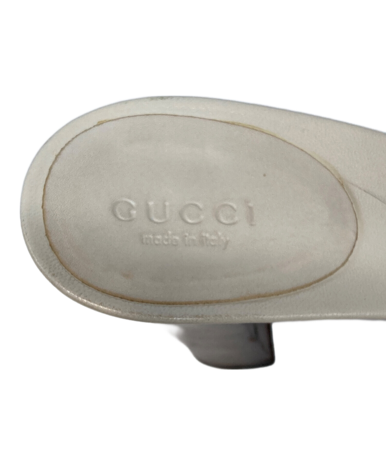 中古・古着通販】GUCCI (グッチ) バンブービットミュールサンダル ベージュ サイズ:23.5cm (37)｜ブランド・古着通販  トレファク公式【TREFAC FASHION】スマホサイト