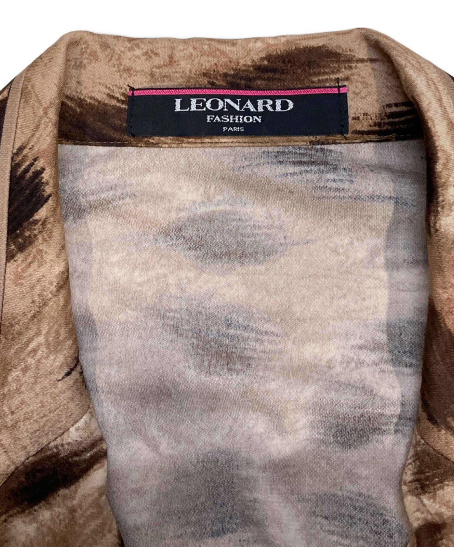 中古・古着通販】LEONARD (レオナール) ストレッチジャケット ブラウン サイズ:XL｜ブランド・古着通販 トレファク公式【TREFAC  FASHION】スマホサイト