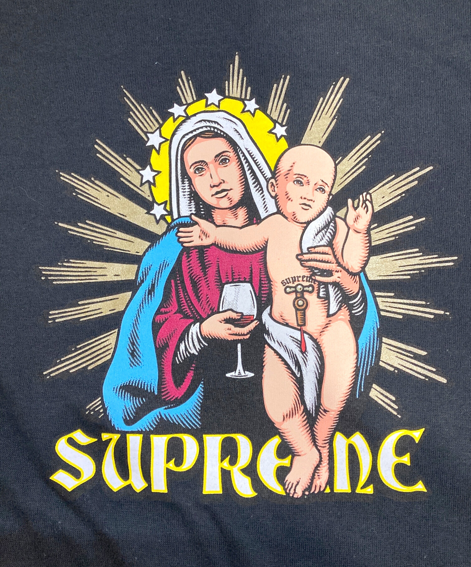 中古・古着通販】Supreme (シュプリーム) Blood Tee ブラック サイズ:M 未使用品｜ブランド・古着通販 トレファク公式【TREFAC  FASHION】スマホサイト