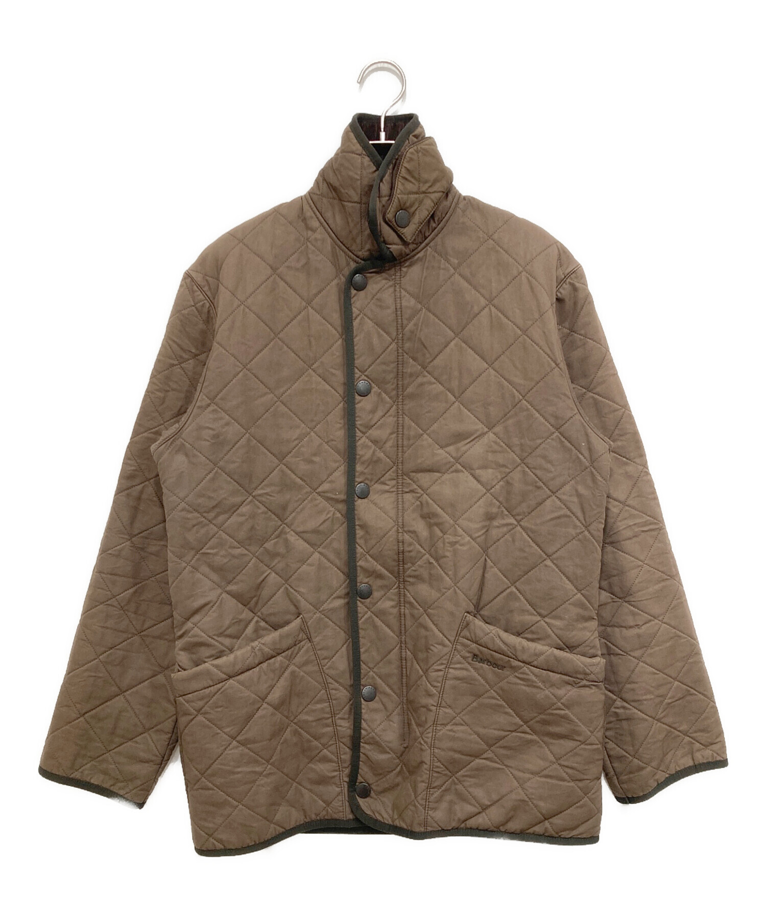 中古・古着通販】Barbour (バブアー) デュラコットンポーラーキルトキルティングジャケット ブラウン サイズ:XXS｜ブランド・古着通販  トレファク公式【TREFAC FASHION】スマホサイト