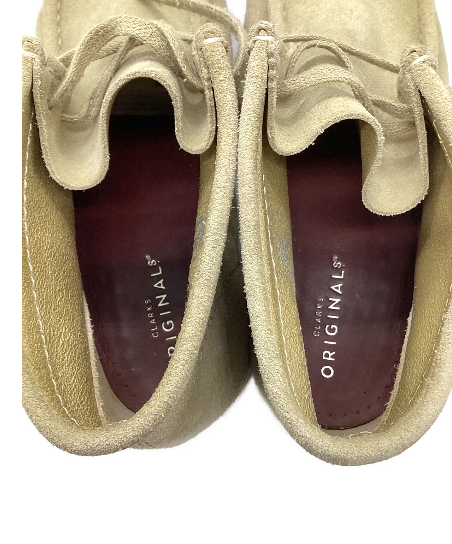 中古・古着通販】CLARKS (クラークス) ワラビーブーツ ベージュ サイズ