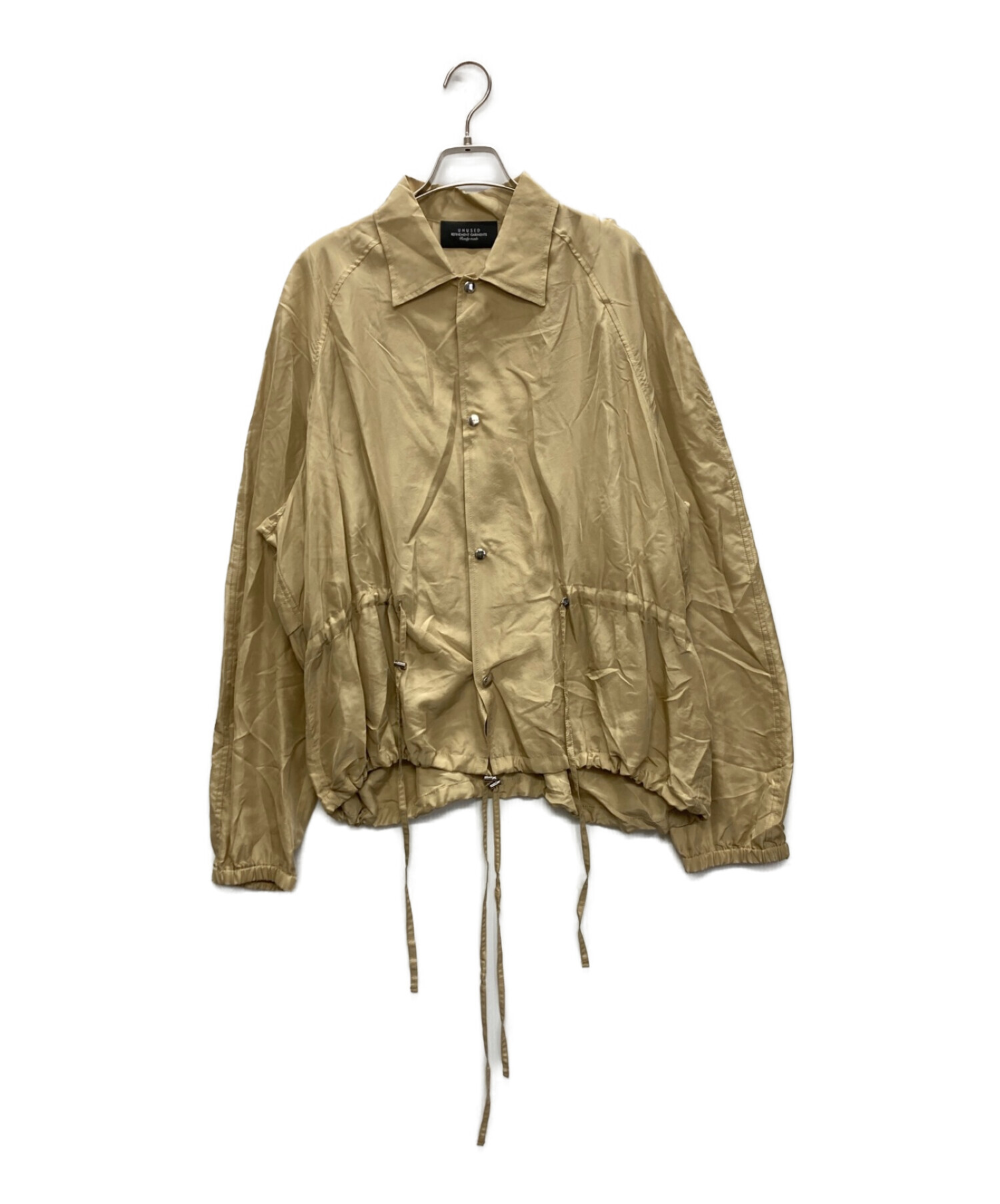 UNUSED (アンユーズド) Silk jacket ベージュ サイズ:SIZE 3