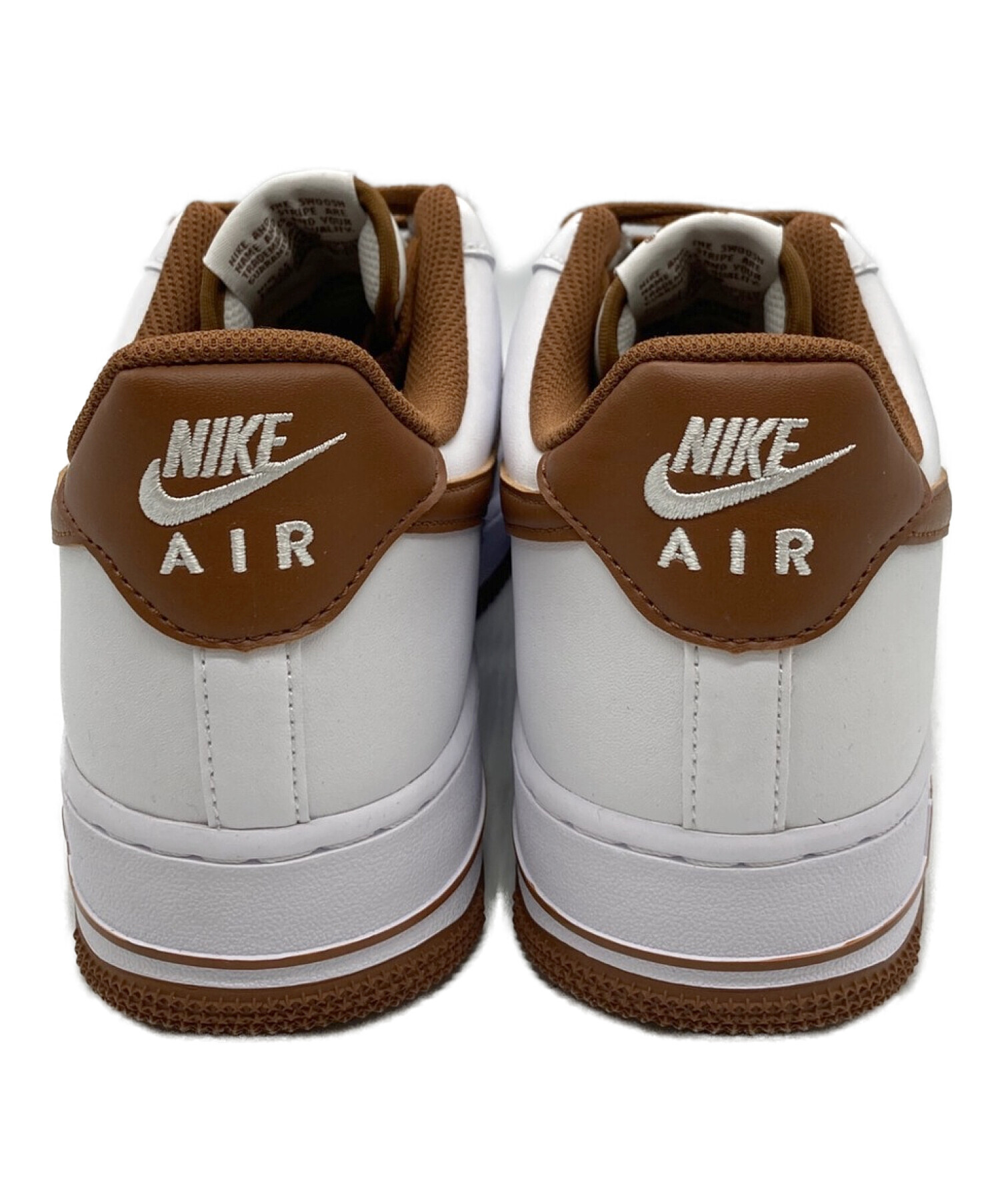 中古・古着通販】NIKE (ナイキ) AIR FORCE 1 '07 ホワイト×ブラウン