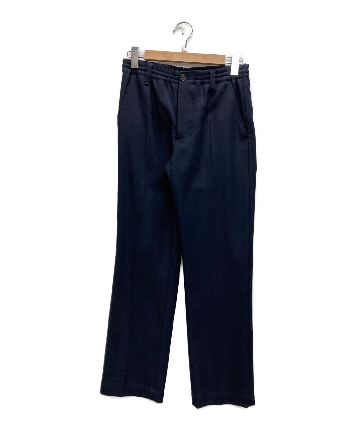 MARNI (マルニ) Virgin wool twill trousers（ヴァージンウールツイルトラウザー） ネイビー サイズ:44