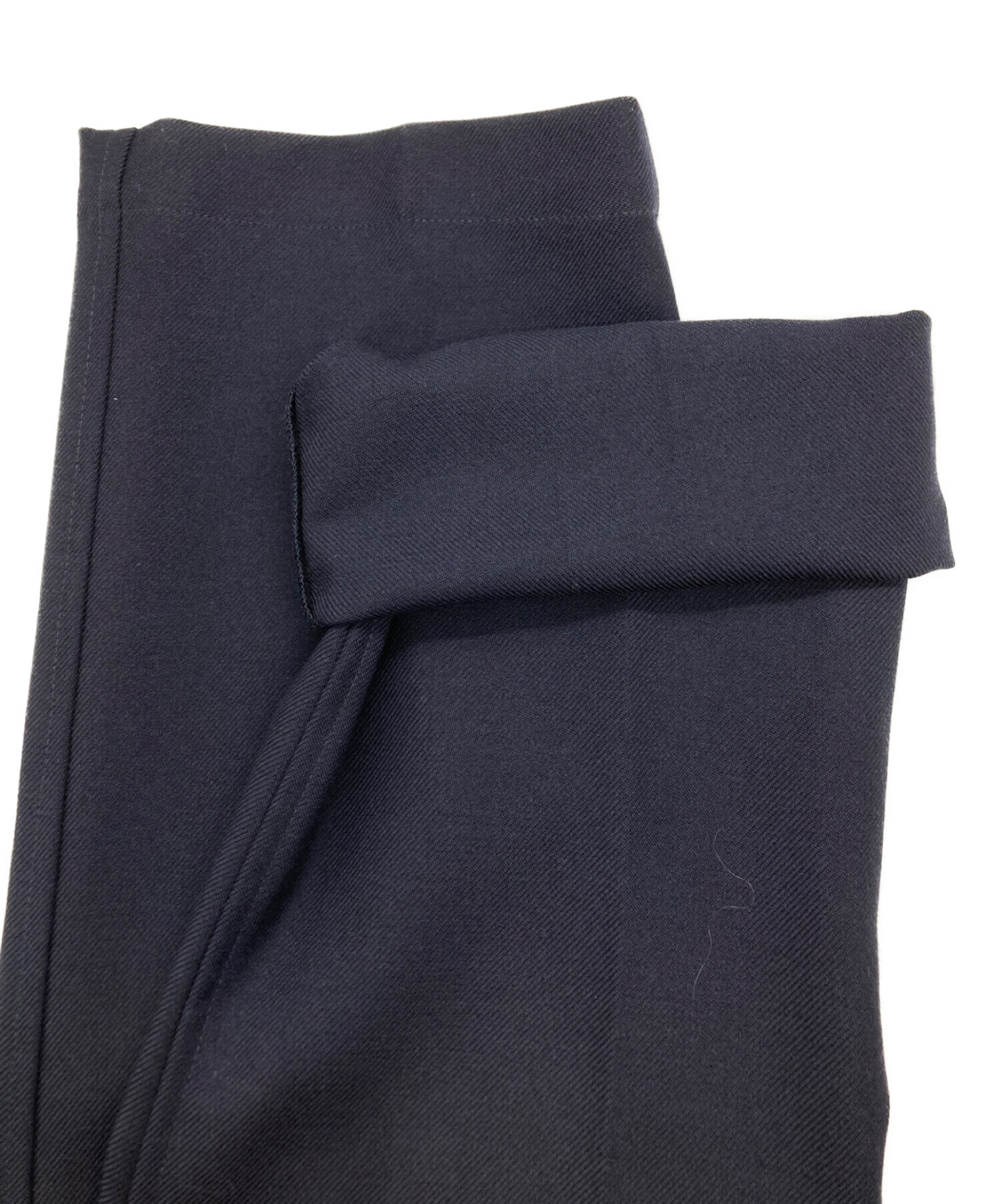 MARNI (マルニ) Virgin wool twill trousers（ヴァージンウールツイルトラウザー） ネイビー サイズ:44