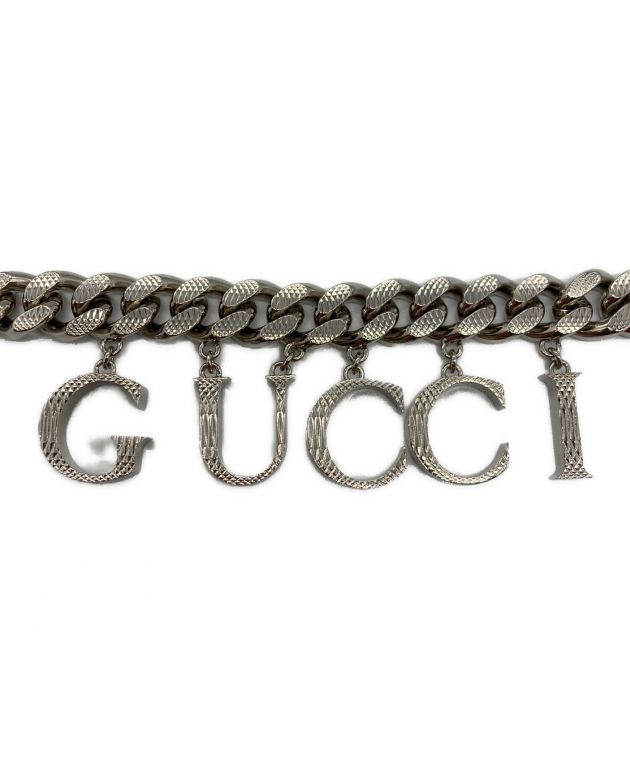 GUCCI (グッチ) スクリプトロゴネックレス