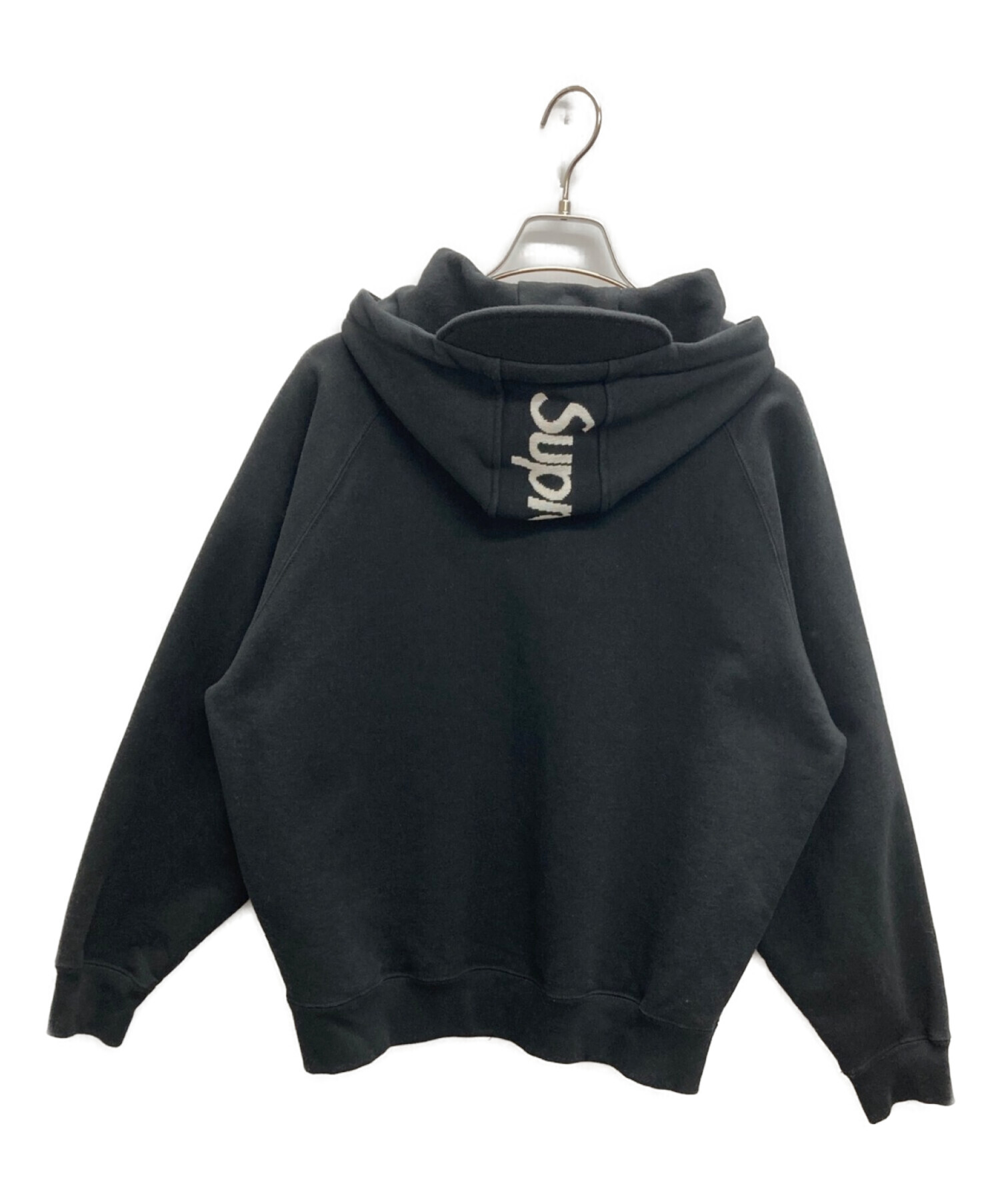 SUPREME (シュプリーム) Brim Zip Up Hooded Sweatshirt(ブリム ジップ アップ フーディー スウェットシャツ)  ブラック サイズ:S