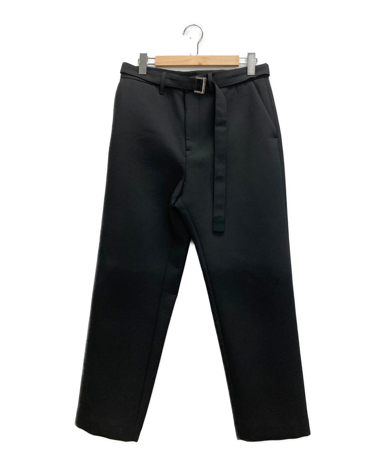 sacai (サカイ) 23SS Suiting Bonding Pants/ス―チングボンティングパンツ ブラック サイズ:2