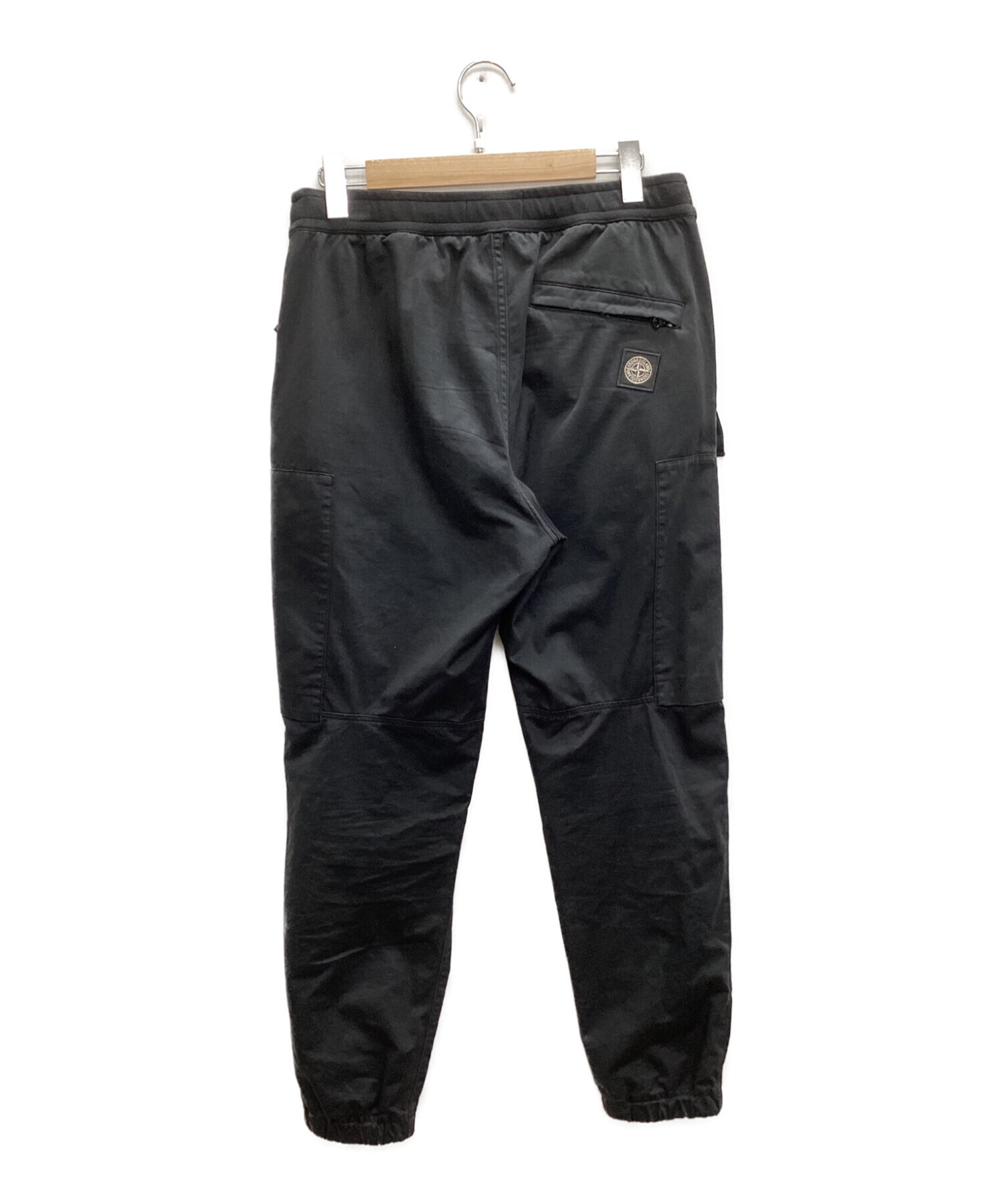 中古・古着通販】STONE ISLAND (ストーンアイランド) Cotton Cargo Trousers ブラック サイズ:M｜ブランド・古着通販  トレファク公式【TREFAC FASHION】スマホサイト