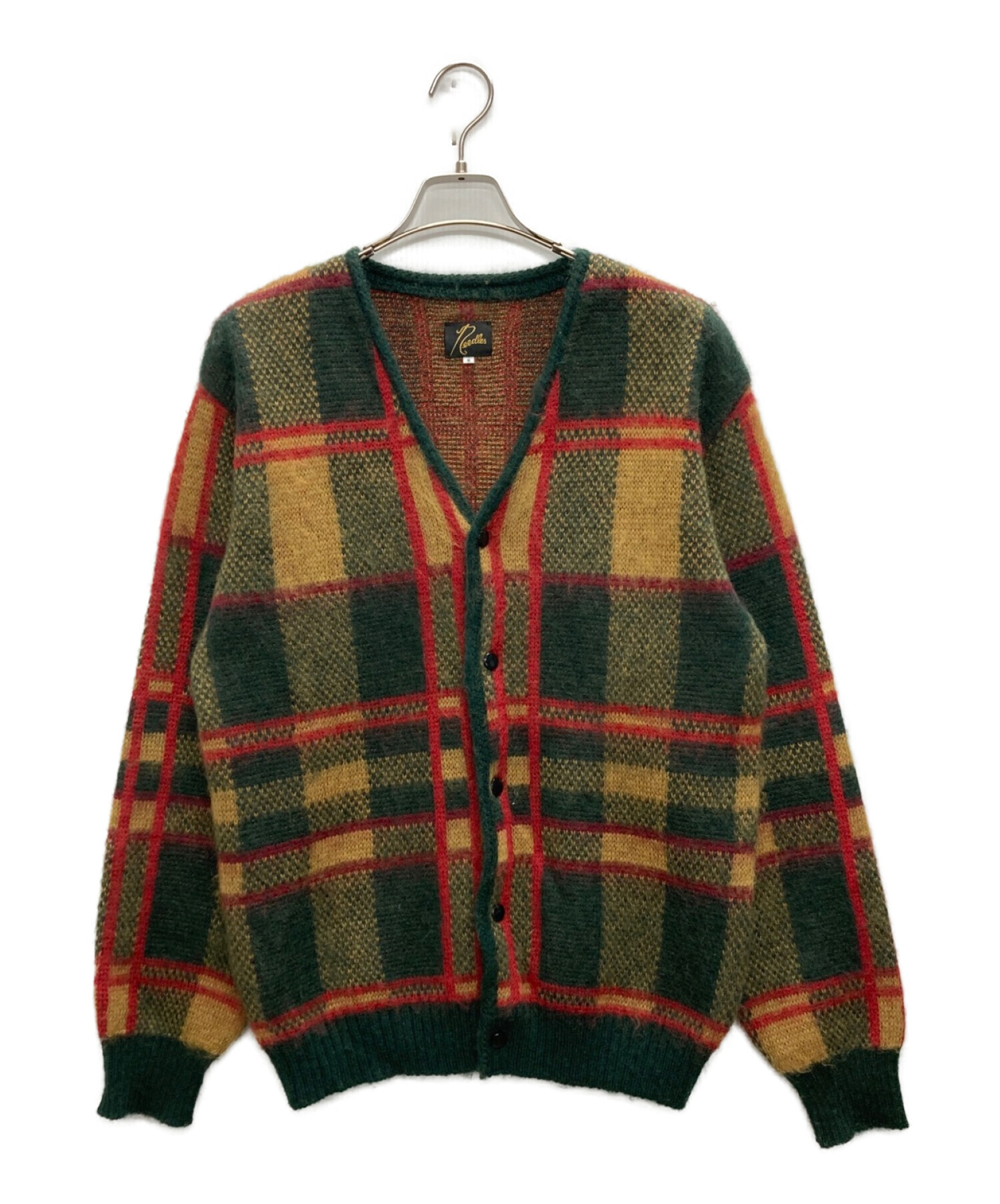 中古・古着通販】Needles (ニードルス) Tartan Mohair Cardigan