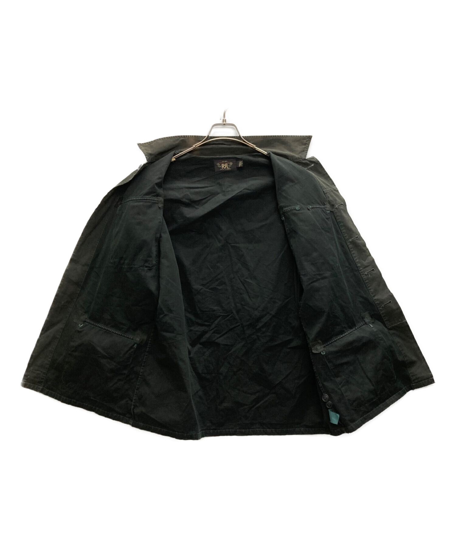 RRL (ダブルアールエル) ジャングルファティーグジャケット ブラック サイズ:M
