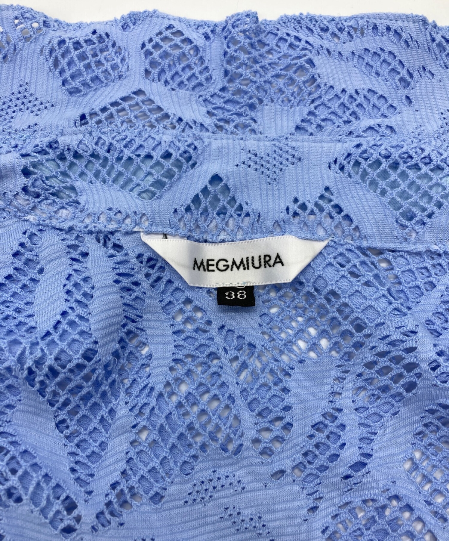 中古・古着通販】MEGMIURA (メグミウラ) Lace Shirts スカイブルー ...