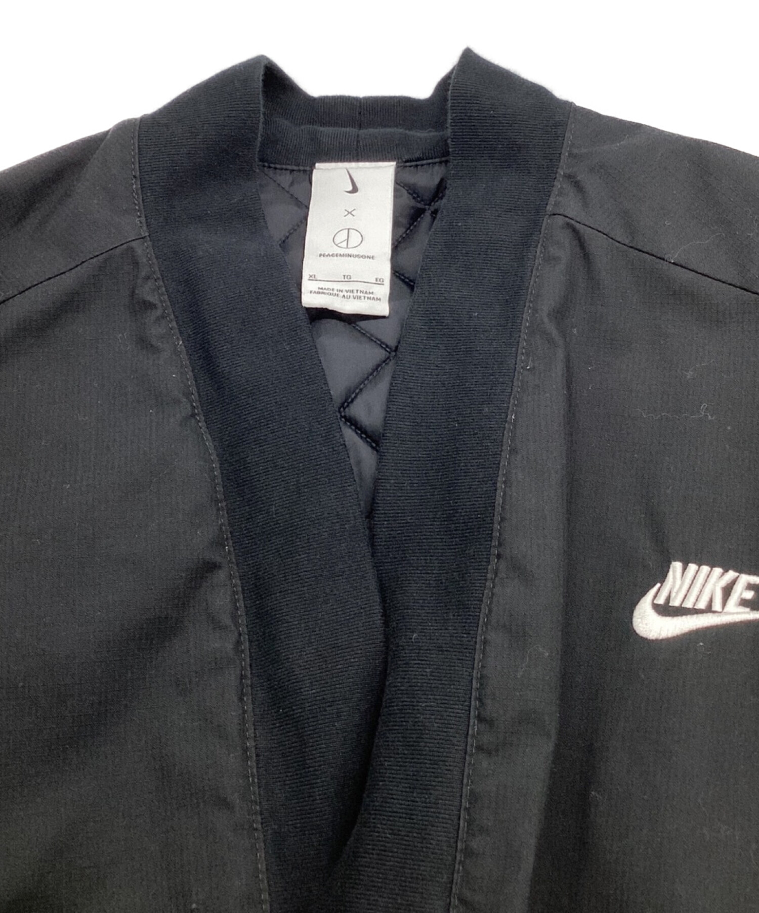 NIKE (ナイキ) PEACEMINUSONE (ピースマイナスワン) NRG CF 2+1 Jacket ブラック サイズ:SIZE XL