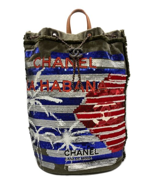 中古・古着通販】CHANEL (シャネル) スパンコールリュックサック