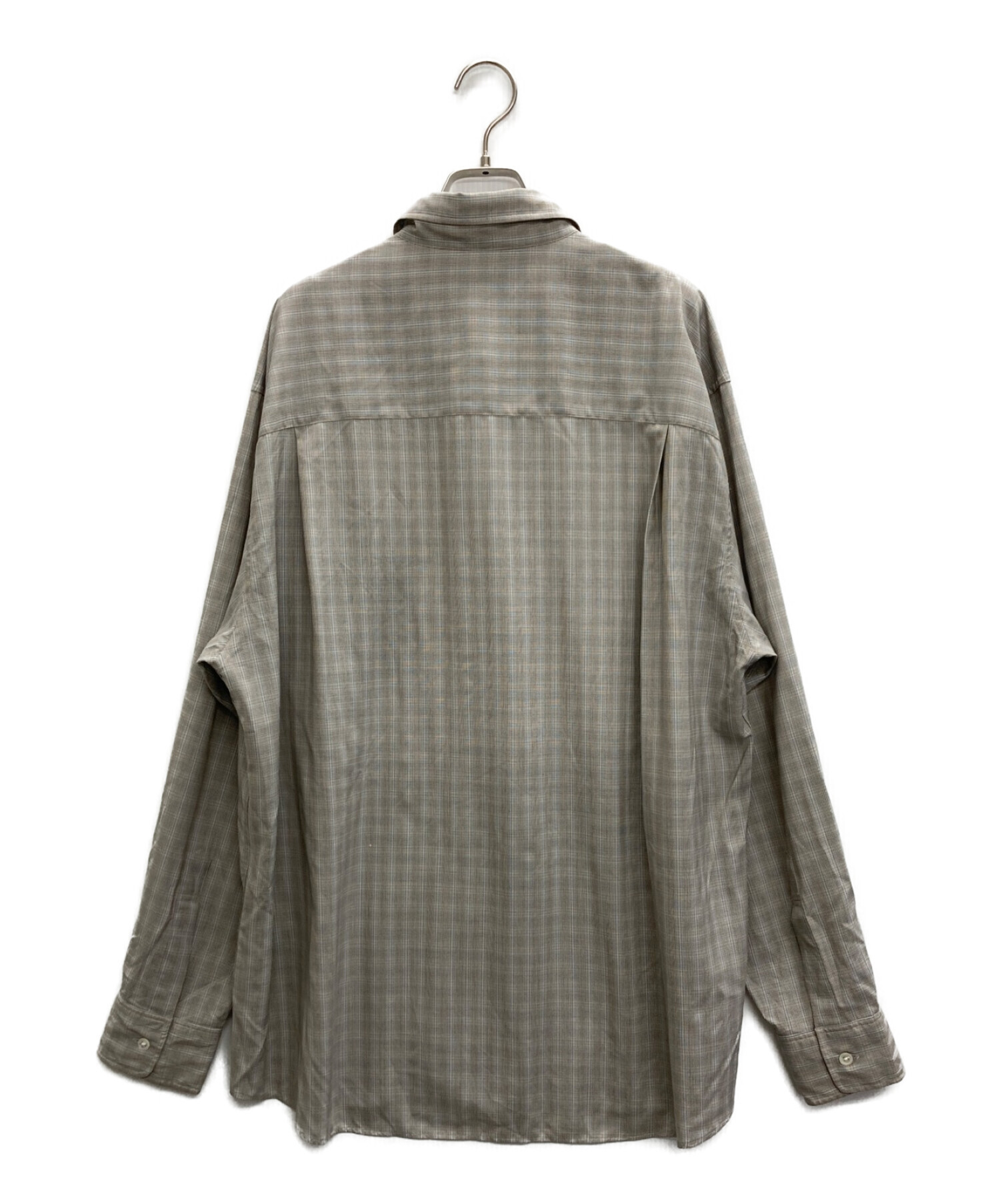 中古・古着通販】AURALEE (オーラリー) SUPER LIGHT WOOL CHECK SHIRTS