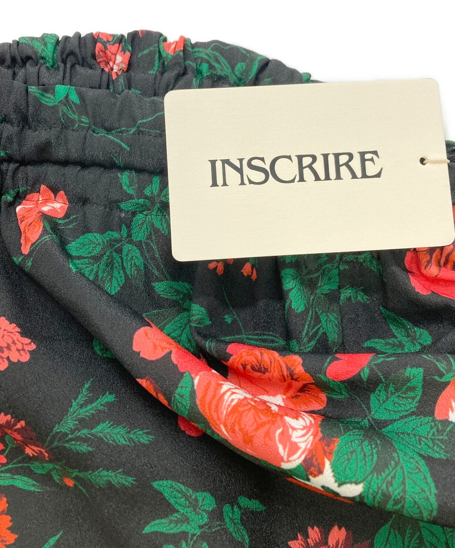 中古・古着通販】INSCRIRE (アンスクリア) ROSE PAJAMA PANTS ブラック