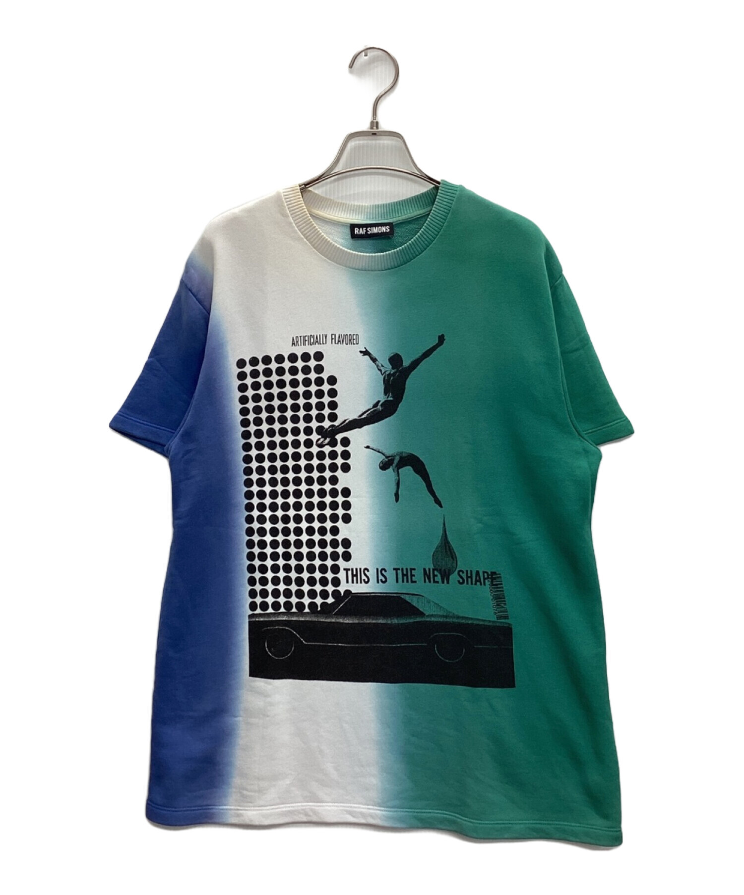 中古・古着通販】RAF SIMONS (ラフシモンズ) グラフィックTシャツ ブルー×グリーン サイズ:XS｜ブランド・古着通販  トレファク公式【TREFAC FASHION】スマホサイト