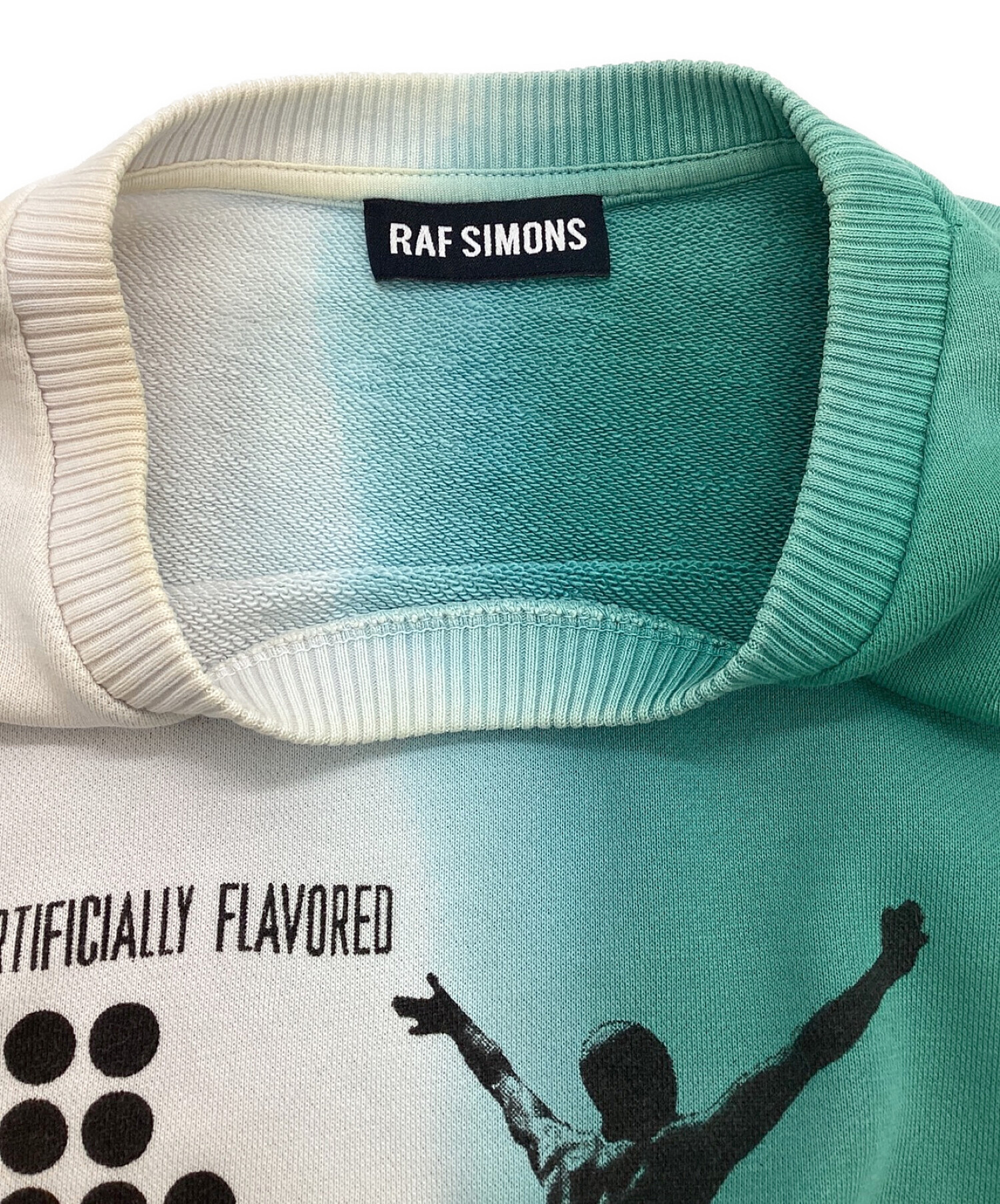 中古・古着通販】RAF SIMONS (ラフシモンズ) グラフィックTシャツ ブルー×グリーン サイズ:XS｜ブランド・古着通販  トレファク公式【TREFAC FASHION】スマホサイト