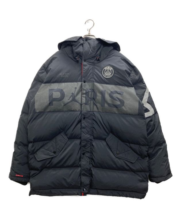 中古・古着通販】NIKE (ナイキ) Paris Saint-Germain (パリ・サン＝ジェルマン) NIKE JORDAN×PSG JORDAN  DOWN PARKA（ナイキジョーダン×パリサンジェルマンダウンパーカー） ブラック サイズ:XL｜ブランド・古着通販 トレファク公式【TREFAC  FASHION】スマホサイト